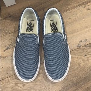 Denim pattern vans!